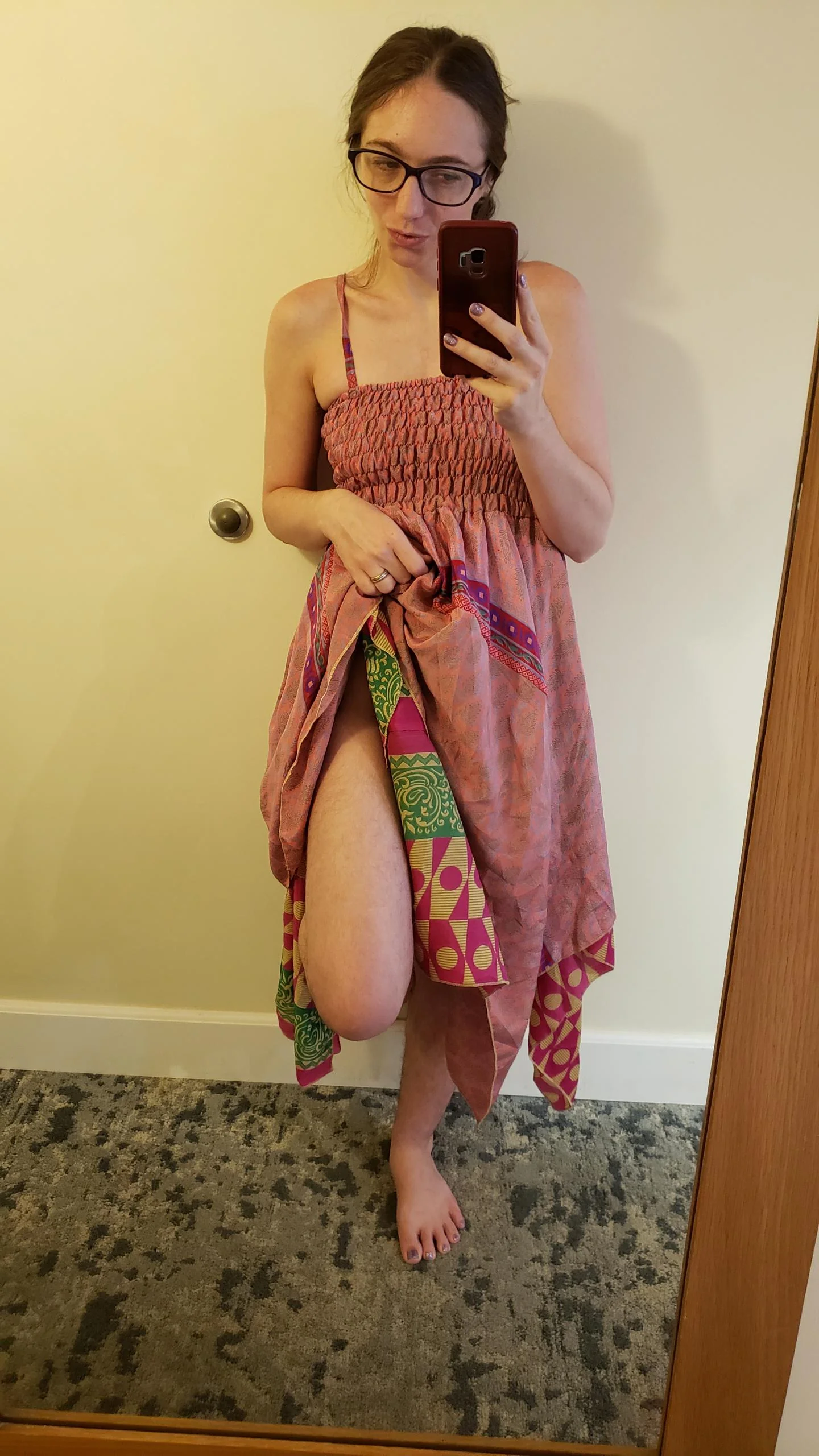 Lookin sexy with my dress lifted just a enough picture 1 of 1