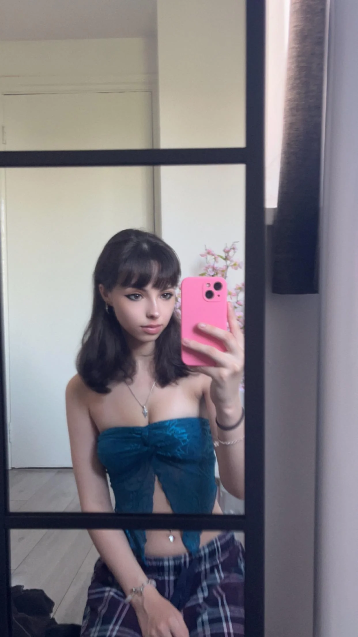 classy on this blue top picture 1 of 1