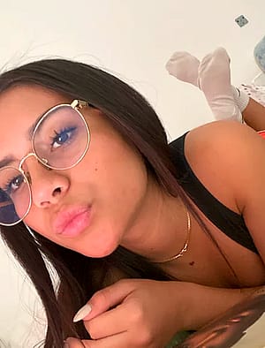 a sexy white girl who can make you weak at the knees with just a smile'