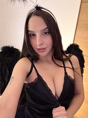 Channeling my inner night angel.'
