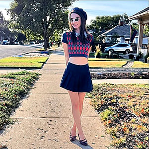 Just your everyday college girl next door.'