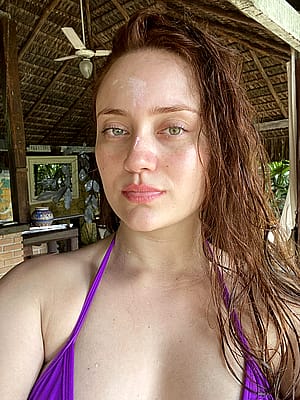 Feeling cute without makeup'