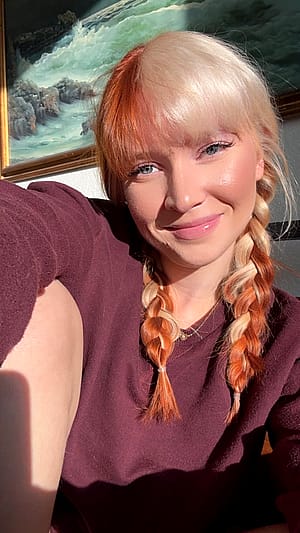 Felt cute in my lil braids'