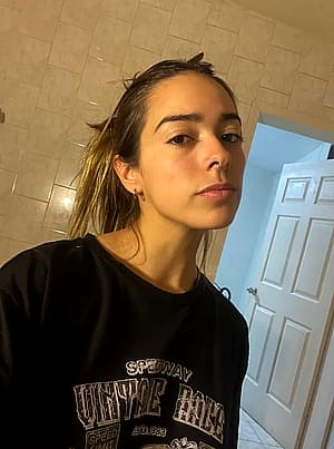 Always feeling fresh after a shower'