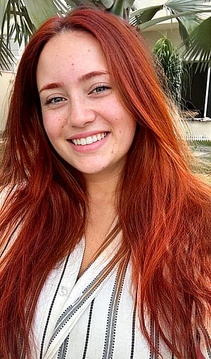 Smile and freckles. Feeling cute'