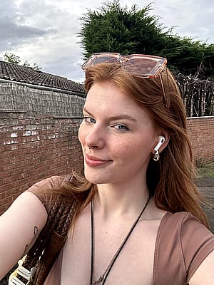 looking beautiful with freckles'