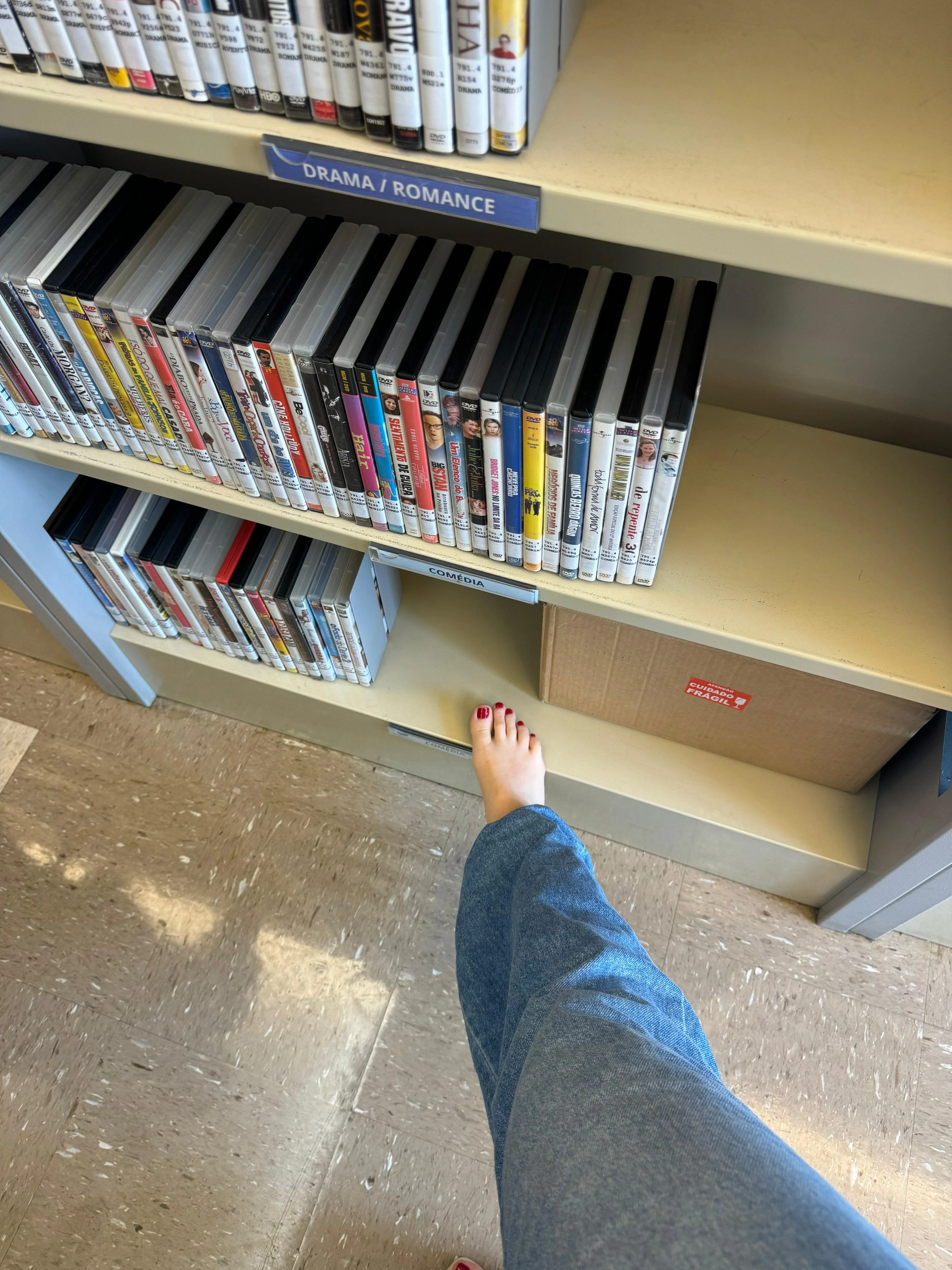 Toes or soles? Which one you will worship in the library? picture 2 of 4