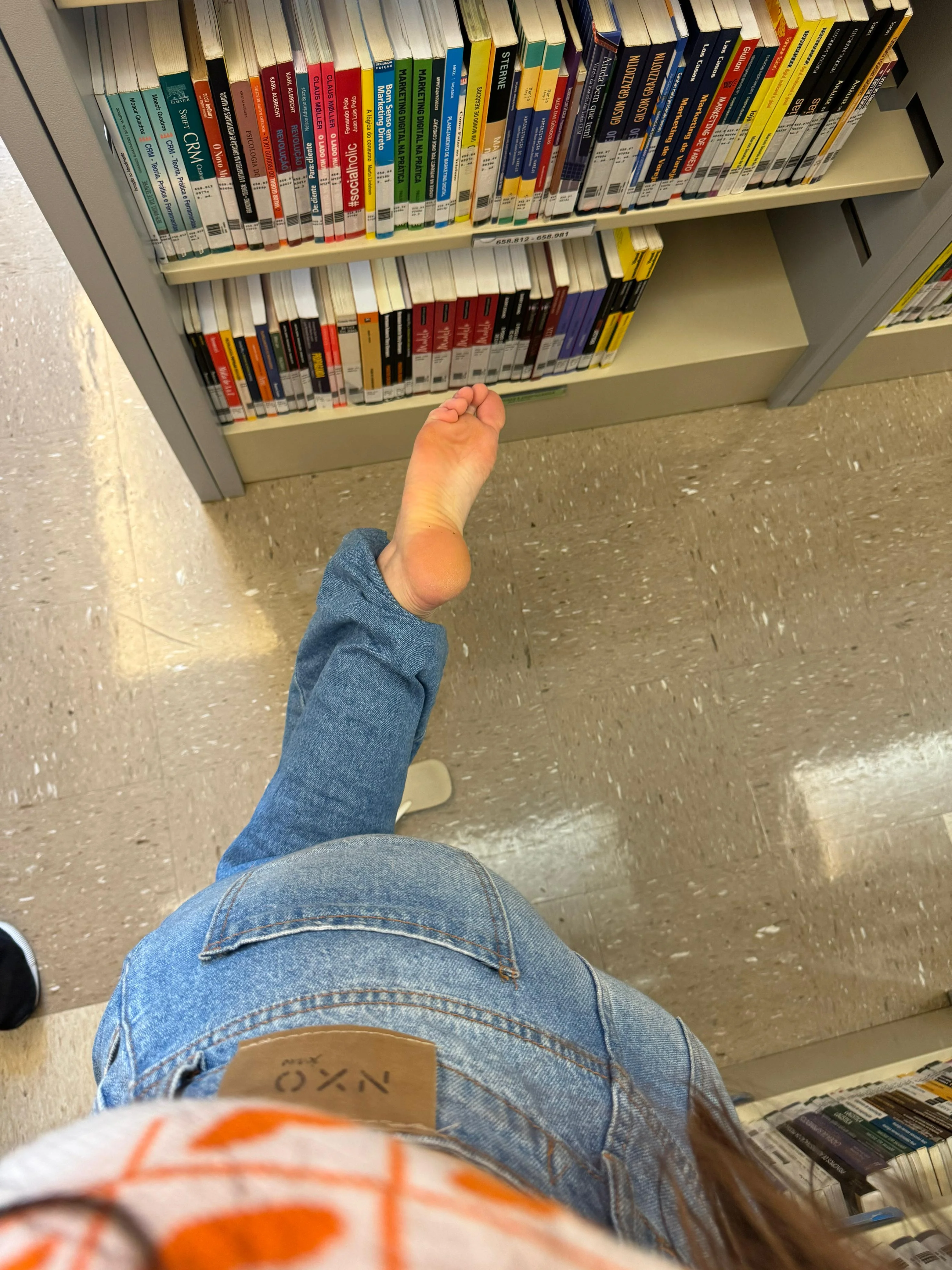 Toes or soles? Which one you will worship in the library? picture 4 of 4
