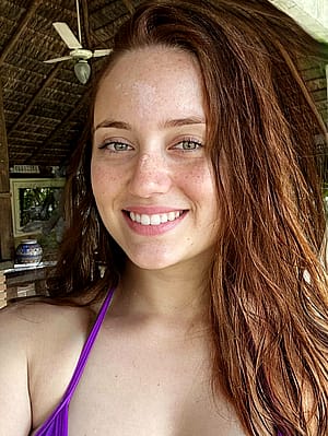 Smile and freckles to make you feel better'
