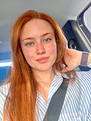 Hope you like freckles and natural redhead'