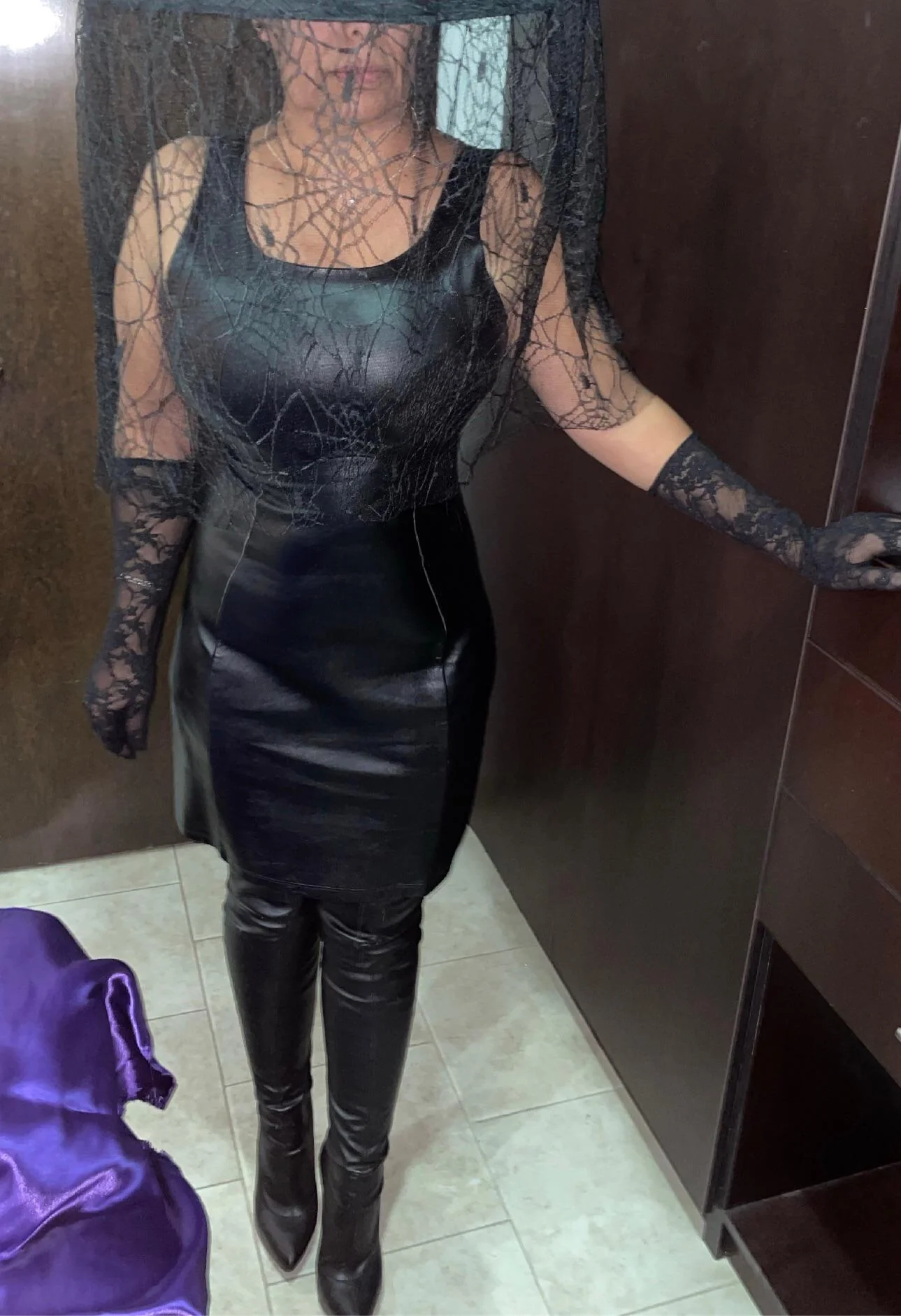 Leather dress picture 1 of 1