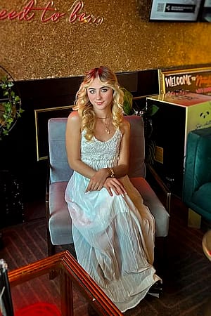 felt like a princess in this pretty dress'