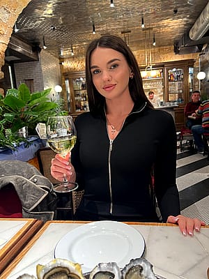All dressed up and we are both on a date and you see me like this, do you say I am hot?'
