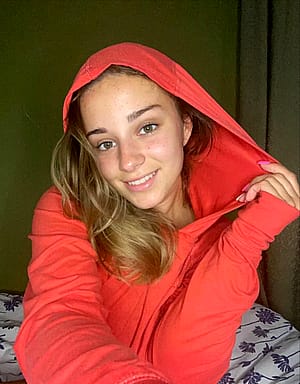 I guess red suits me'