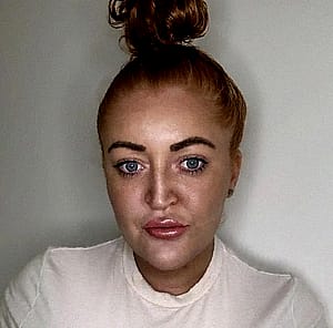 my makeup is done and I hope you find me hot'