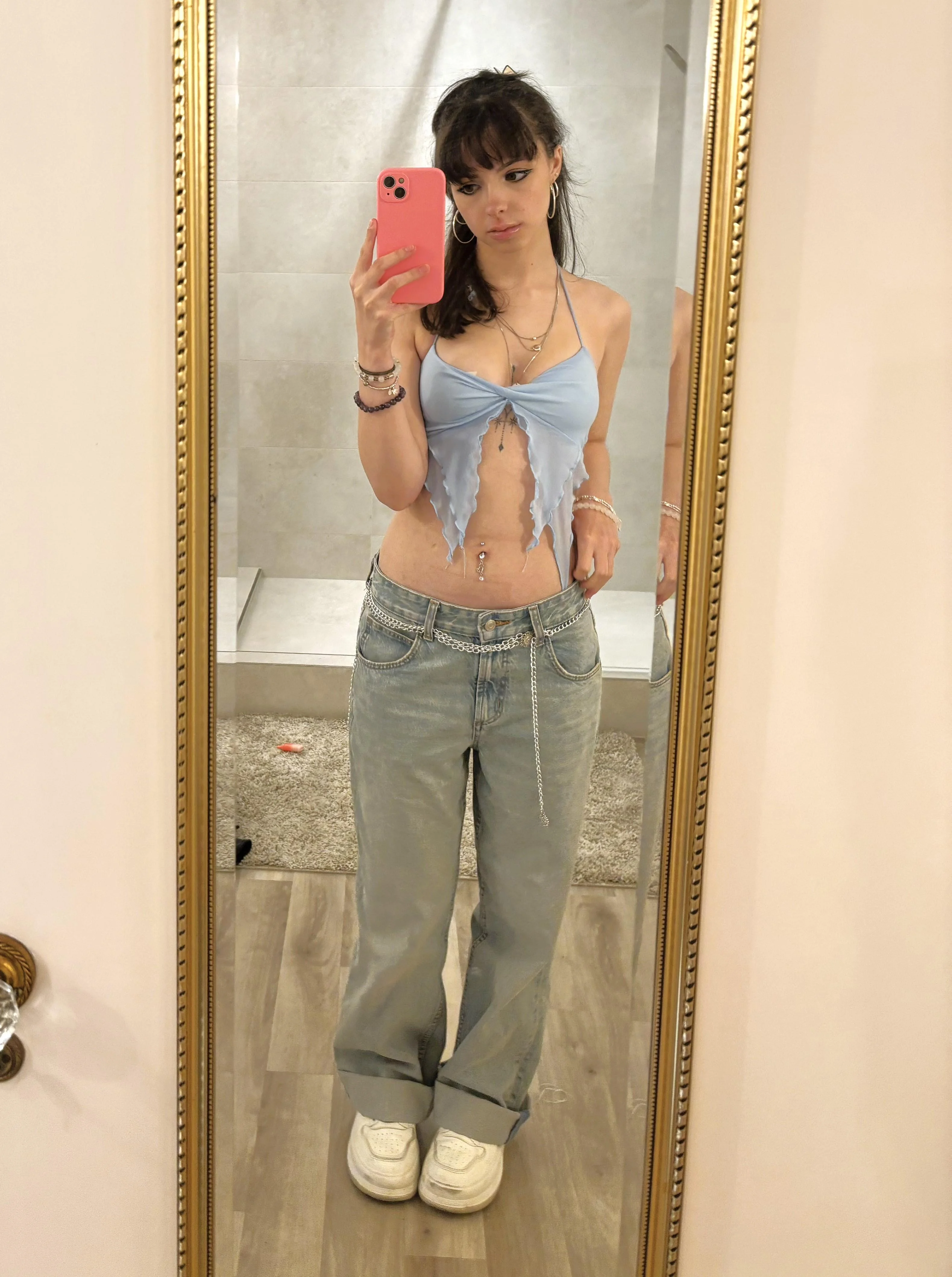 just me getting ready for a friend's date picture 1 of 1