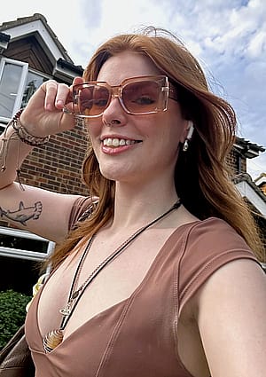 This redhead girl is on fire again'