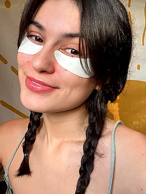 Face mask during some studies'