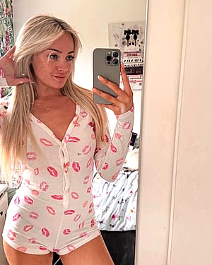 Trying to look adorable and sexy'