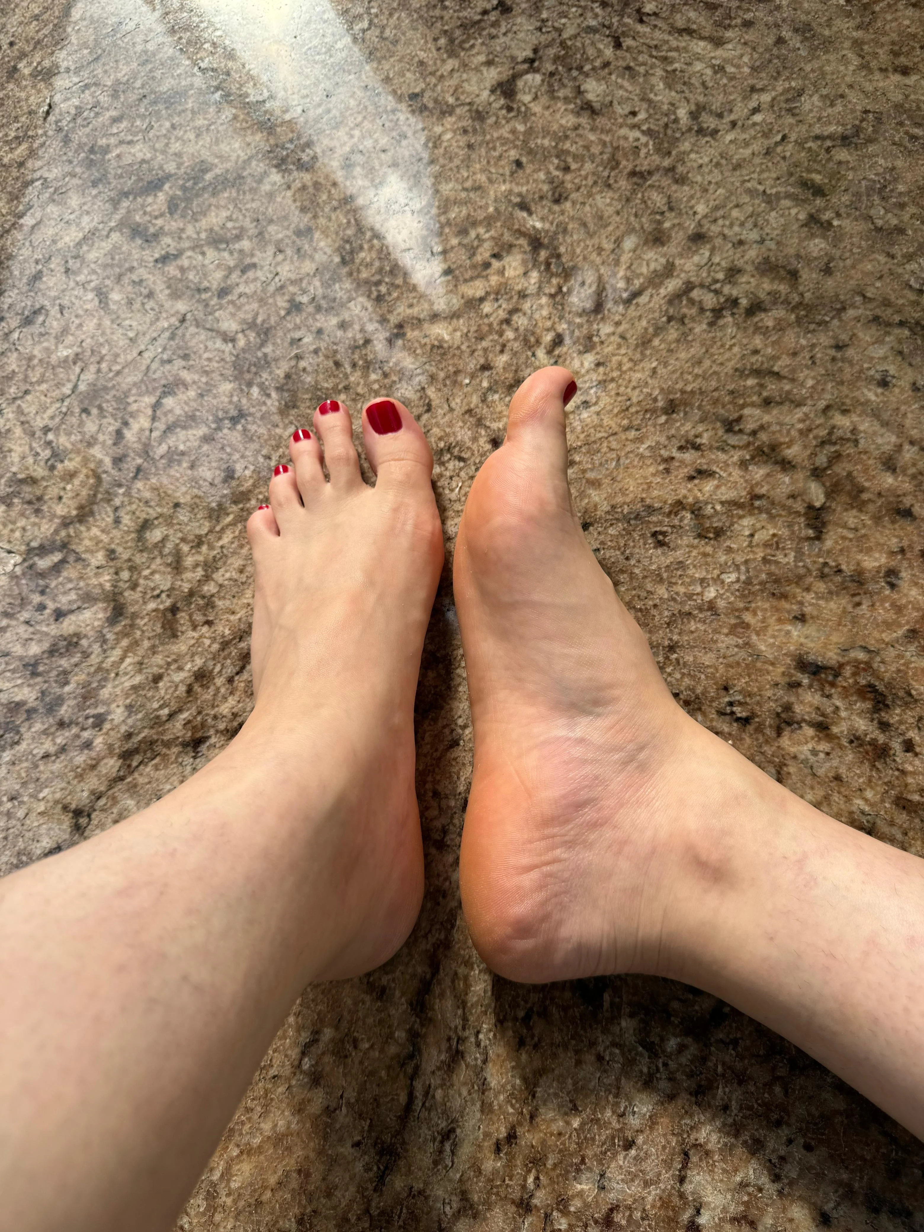 Can you imagine what taste my red toes have?🤤 picture 1 of 1