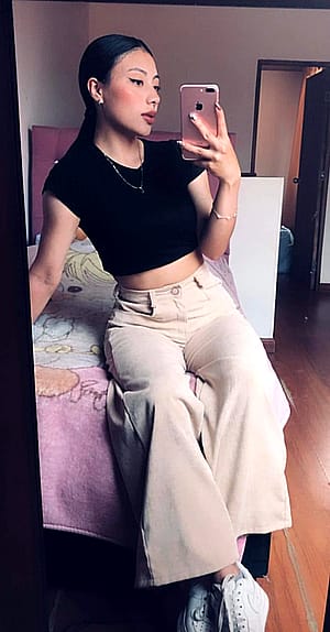 I wonder what a contemporary yet elegant woman looks like'