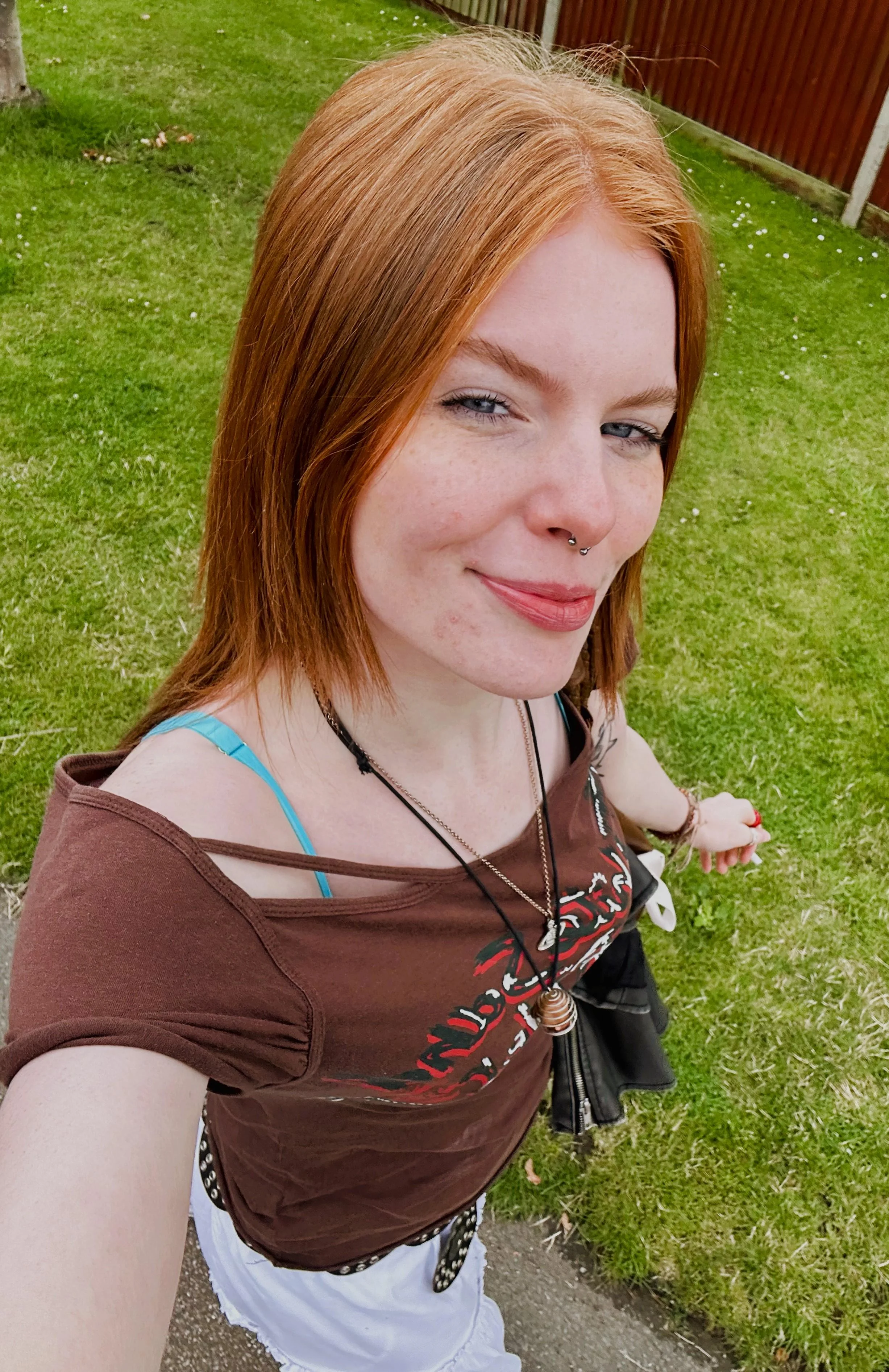 Red hair, don't care. Standing out like a sunset in a world full of neutrals. picture 1 of 1