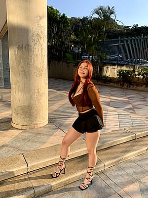 the prettiest redhead you've ever seen'