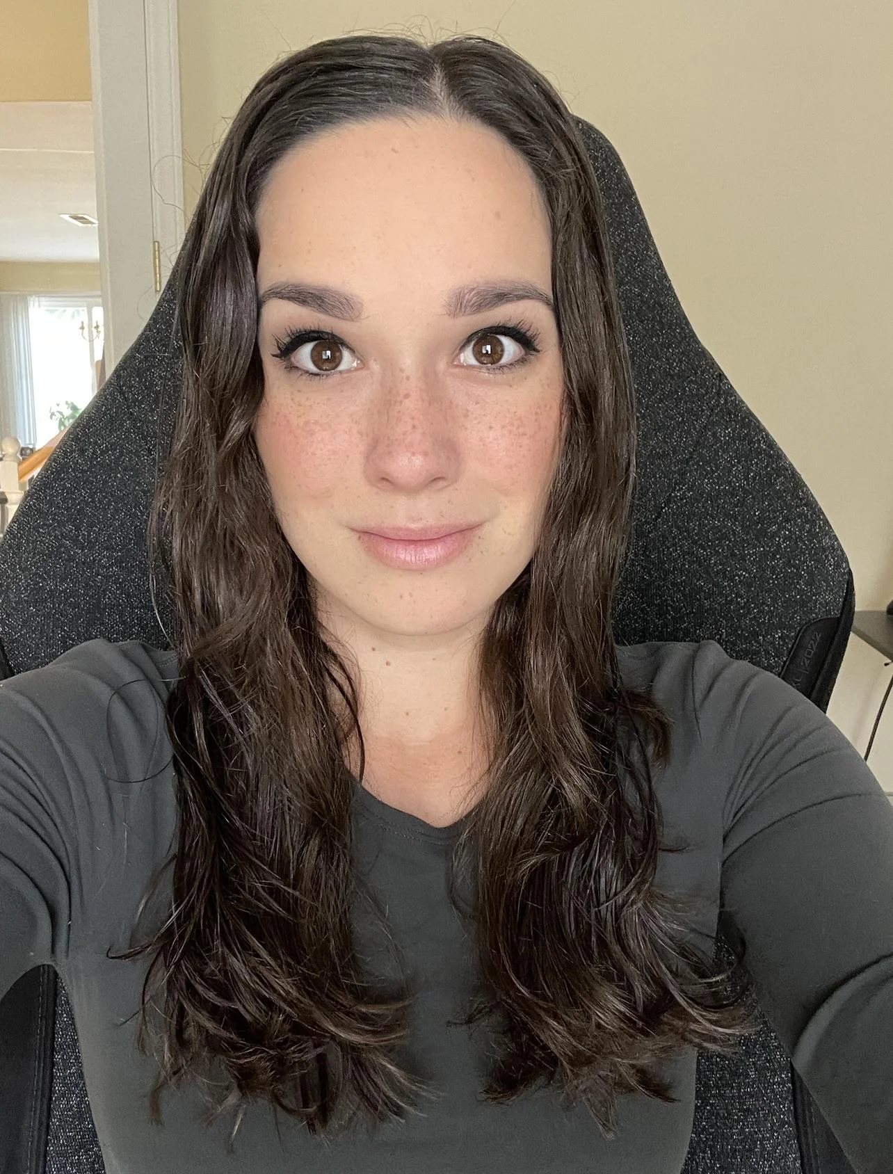 My freckles always pop through my makeup. picture 1 of 1