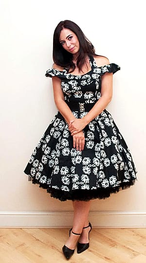 My new Retro dress makes me feel classy.'