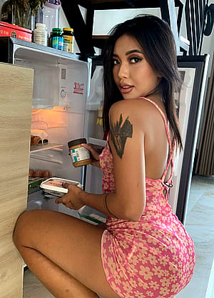 Grabbing some snacks while I'm working'