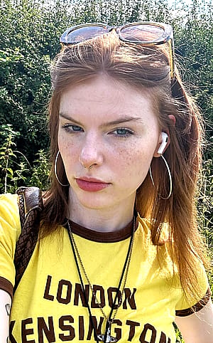 Just a pretty freckled girl'