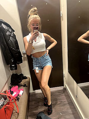 trying some new clothes today'