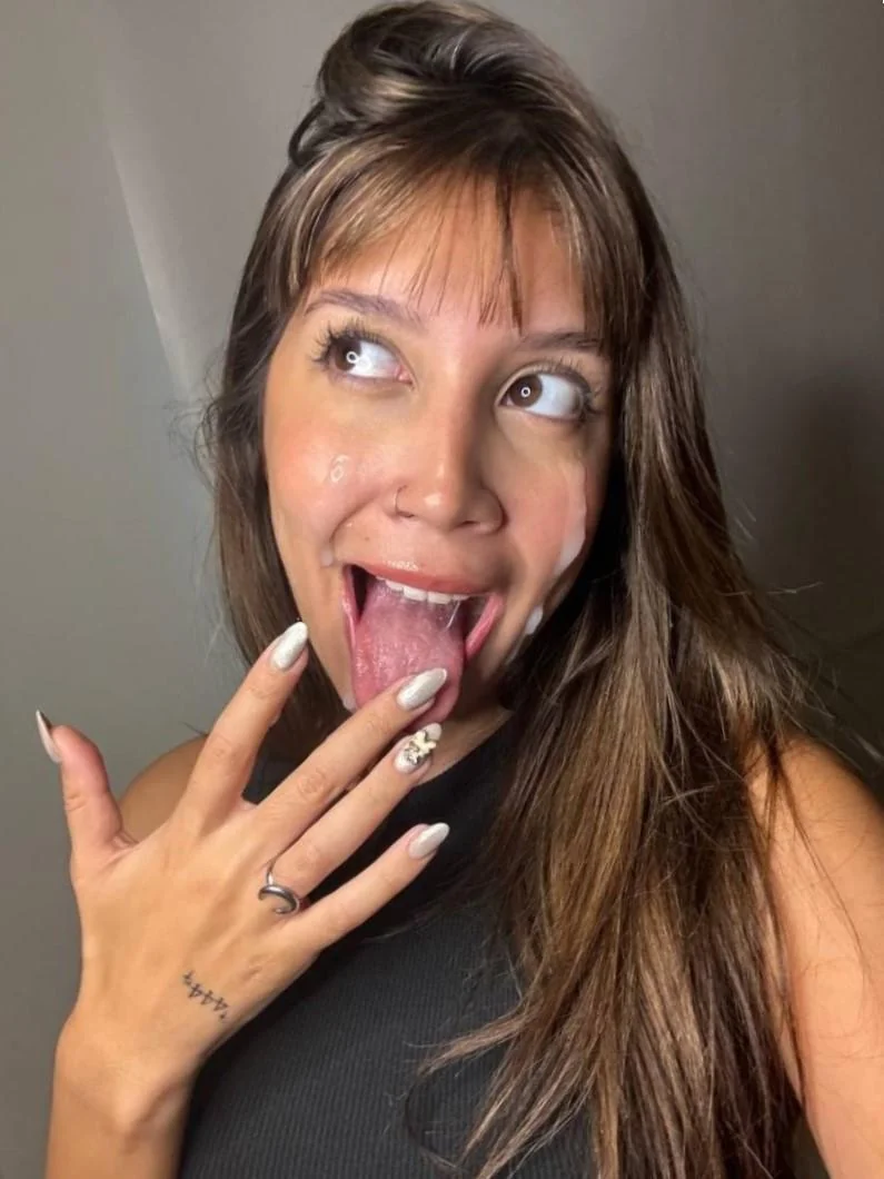 Always happy to be given a daily dose of cum glaze picture 1 of 1