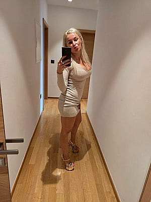 First thing I do in the morning is put my heels on'