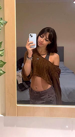 Dolled up without makeup'