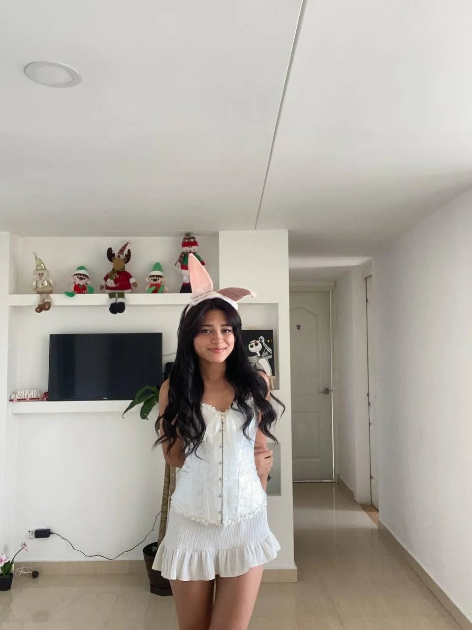 All dolled up to be a good bunny picture 1 of 1