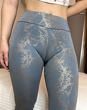 The main thing in leggings is that no one notices wet pussy'