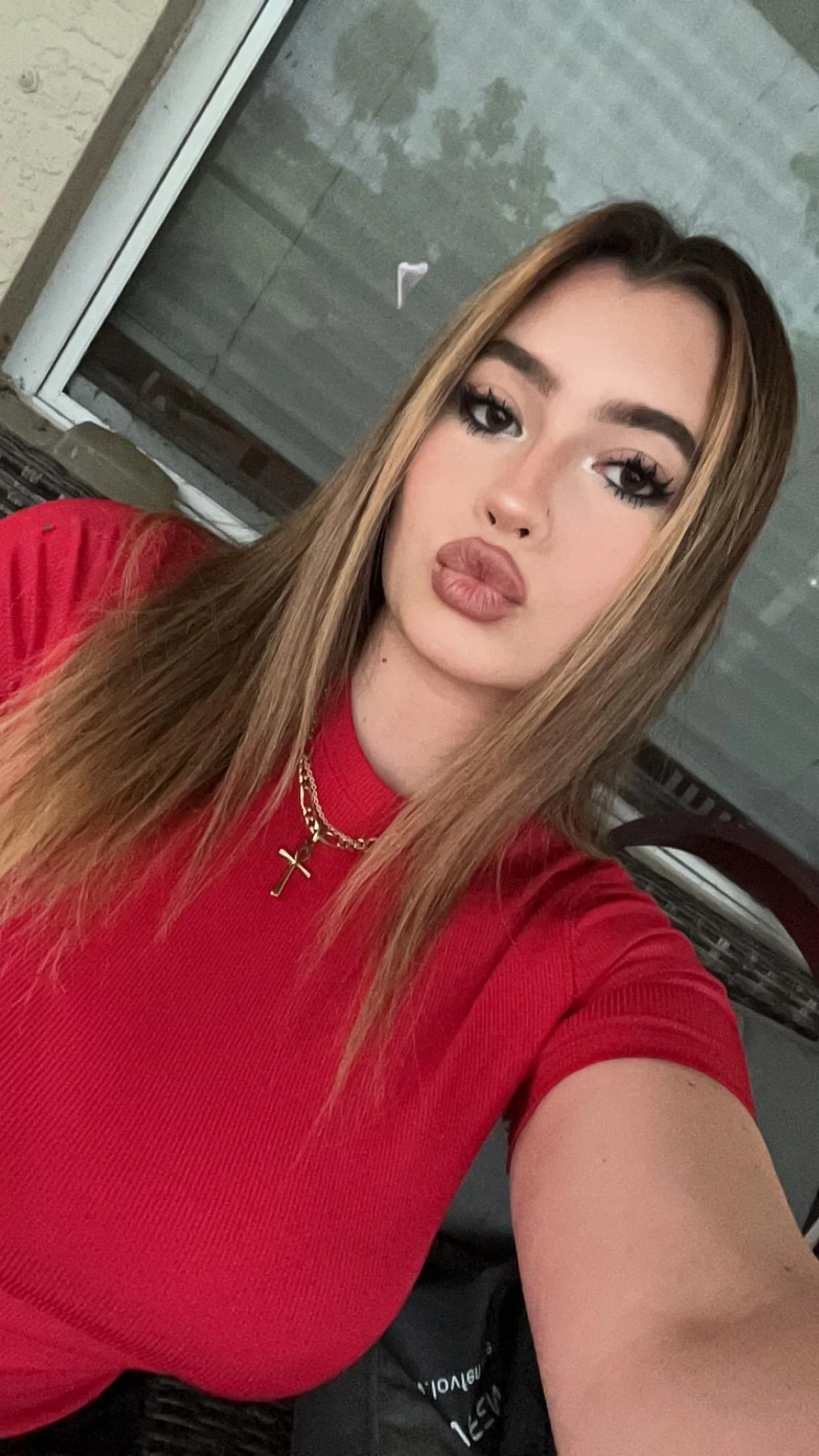 red is a white girl's color picture 1 of 1