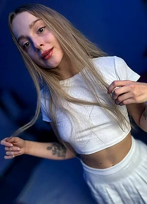 All white and dolled up!'