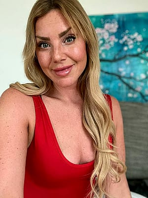 A little sexy on my red top'