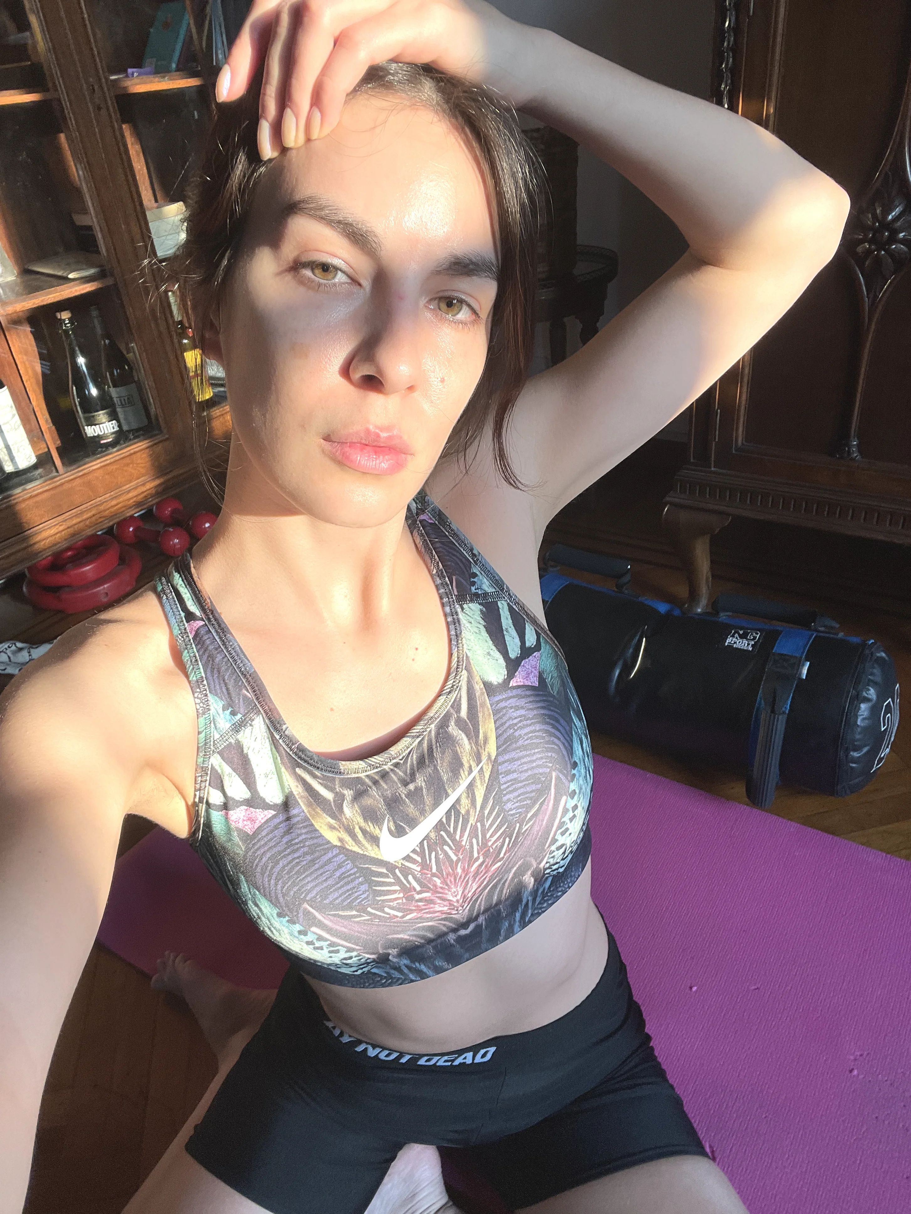 My cute self during yoga session picture 1 of 1