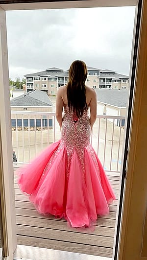 Found my old prom dress!'