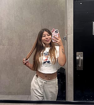 I try to look sexy despite the humidity haha'