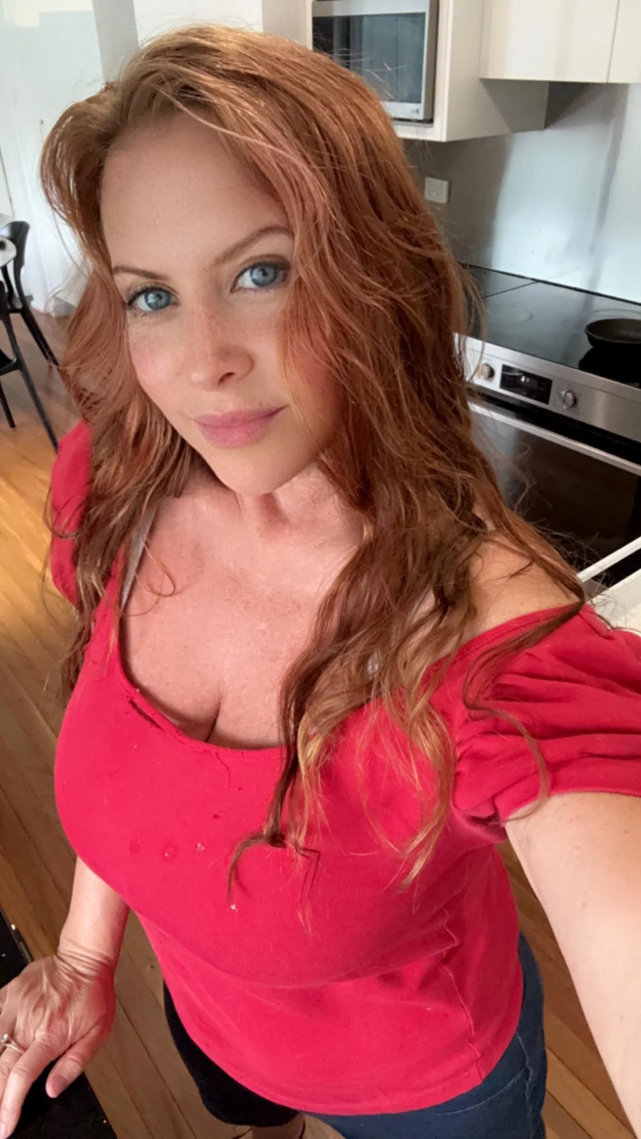 Just a redhead with freckles and a smile. picture 1 of 1