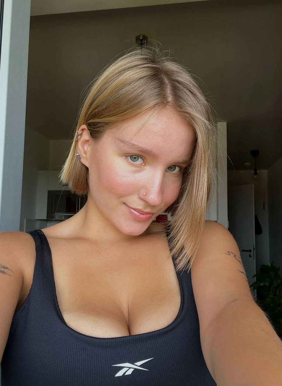 Just a blonde girl smiling picture 1 of 1