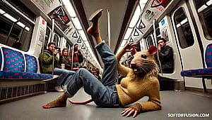 Rat I saw on the Subway