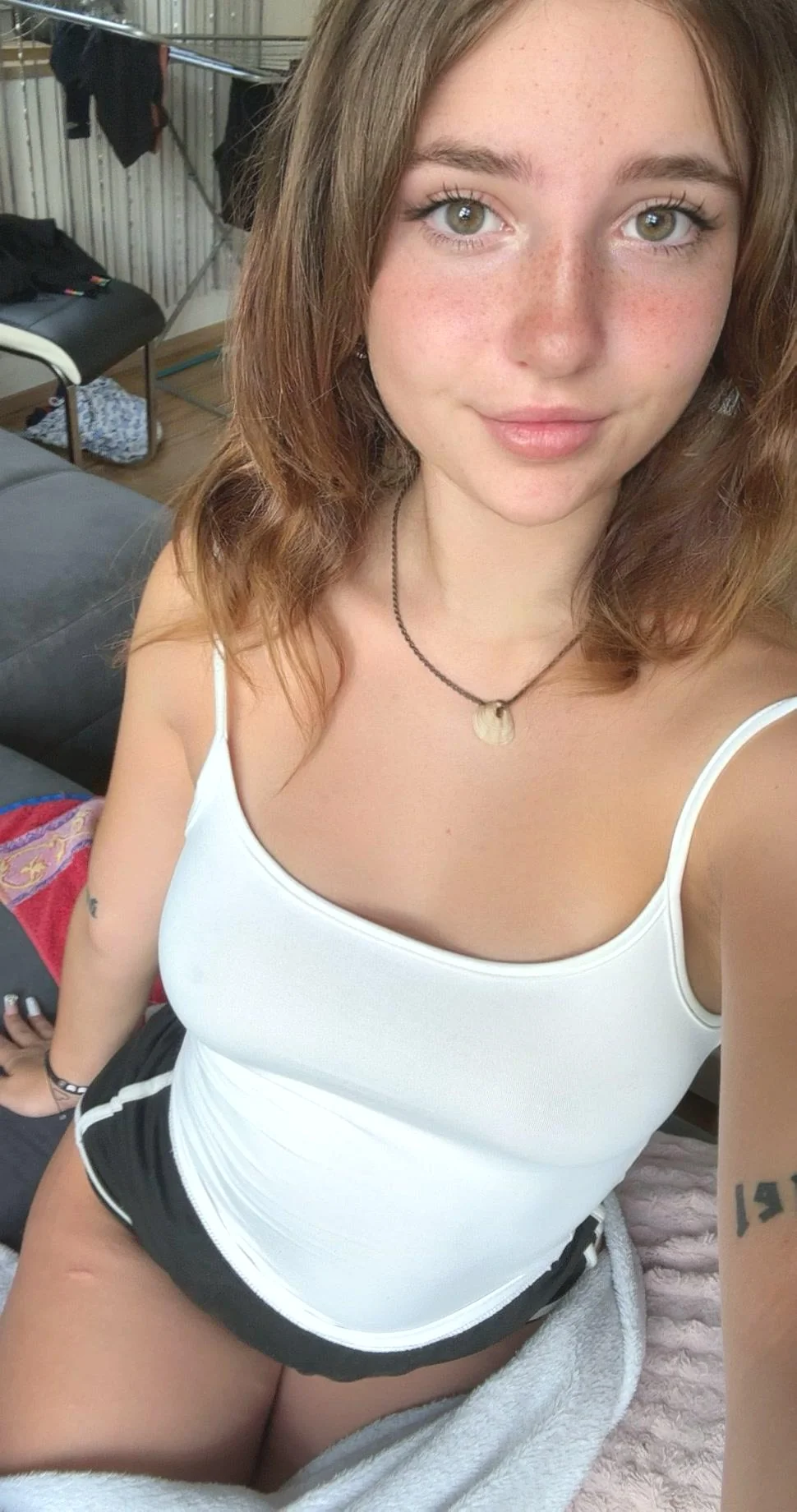 trying to hide how unsure i feel right now. picture 1 of 1