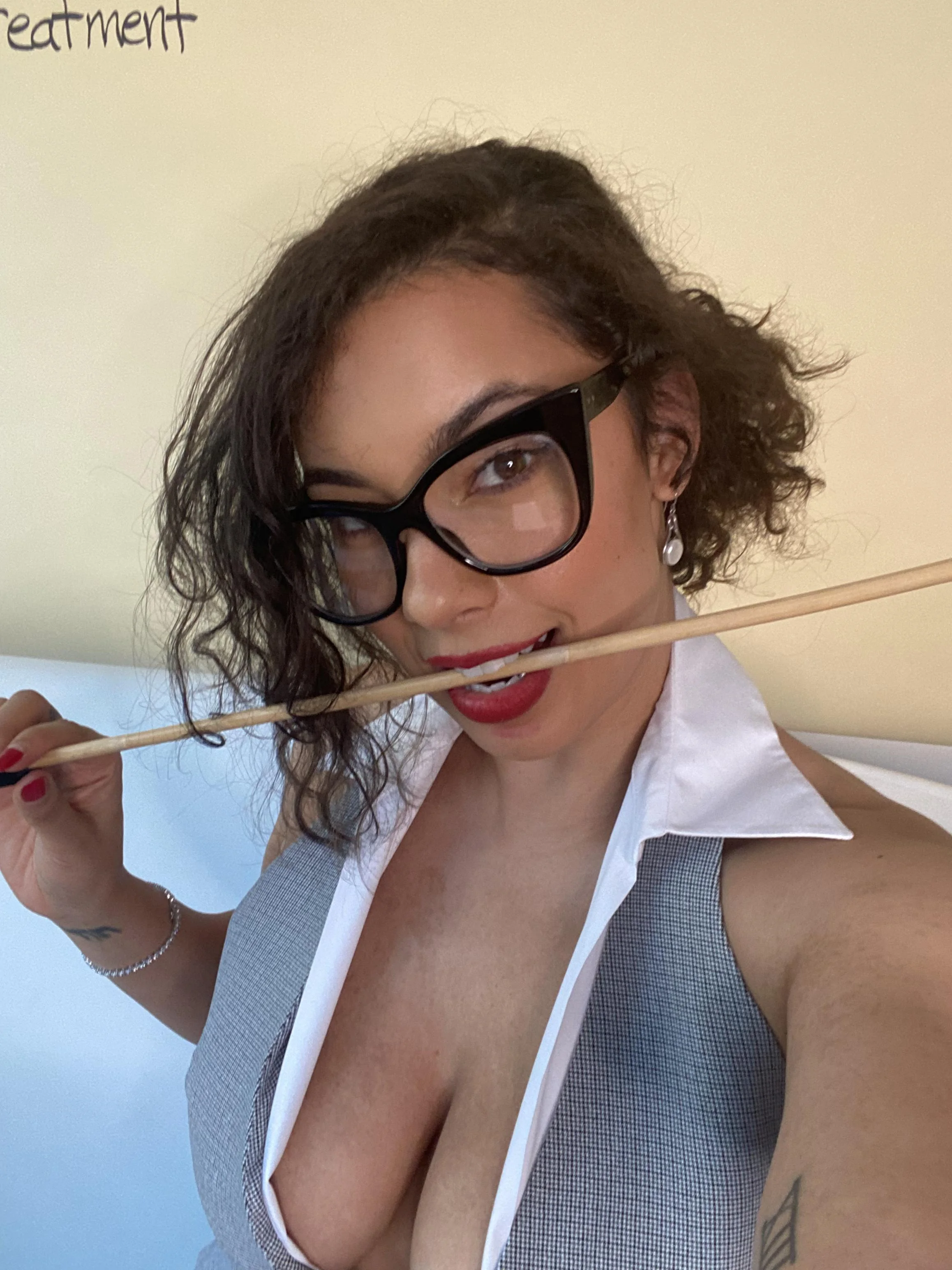 Got this outfit at Zara and it makes me feel like a sexy teacher! picture 1 of 1
